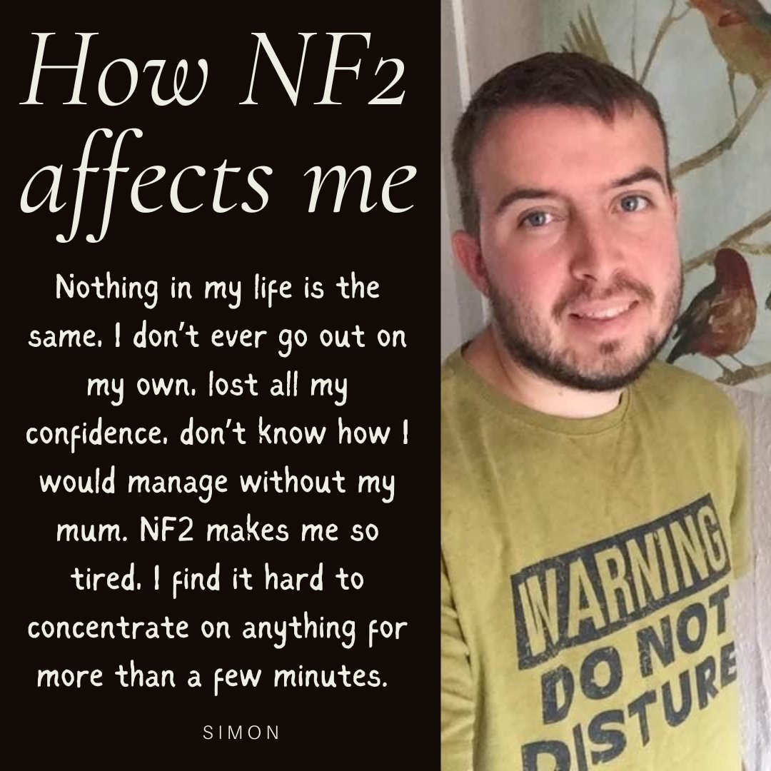 nf2biosolution1's tweet photo. How NF2 affects me. We want you to meet the real life people affected by NF2.​
Today we meet Simon who was 28 when his NF2 journey started in 2013
There is no beginning, middle or ending to any of our stories​, no remission or breaks. 
NF2 IS FOR LIFE​
#ENDNF2 https://t.co/inY9a2sGbi