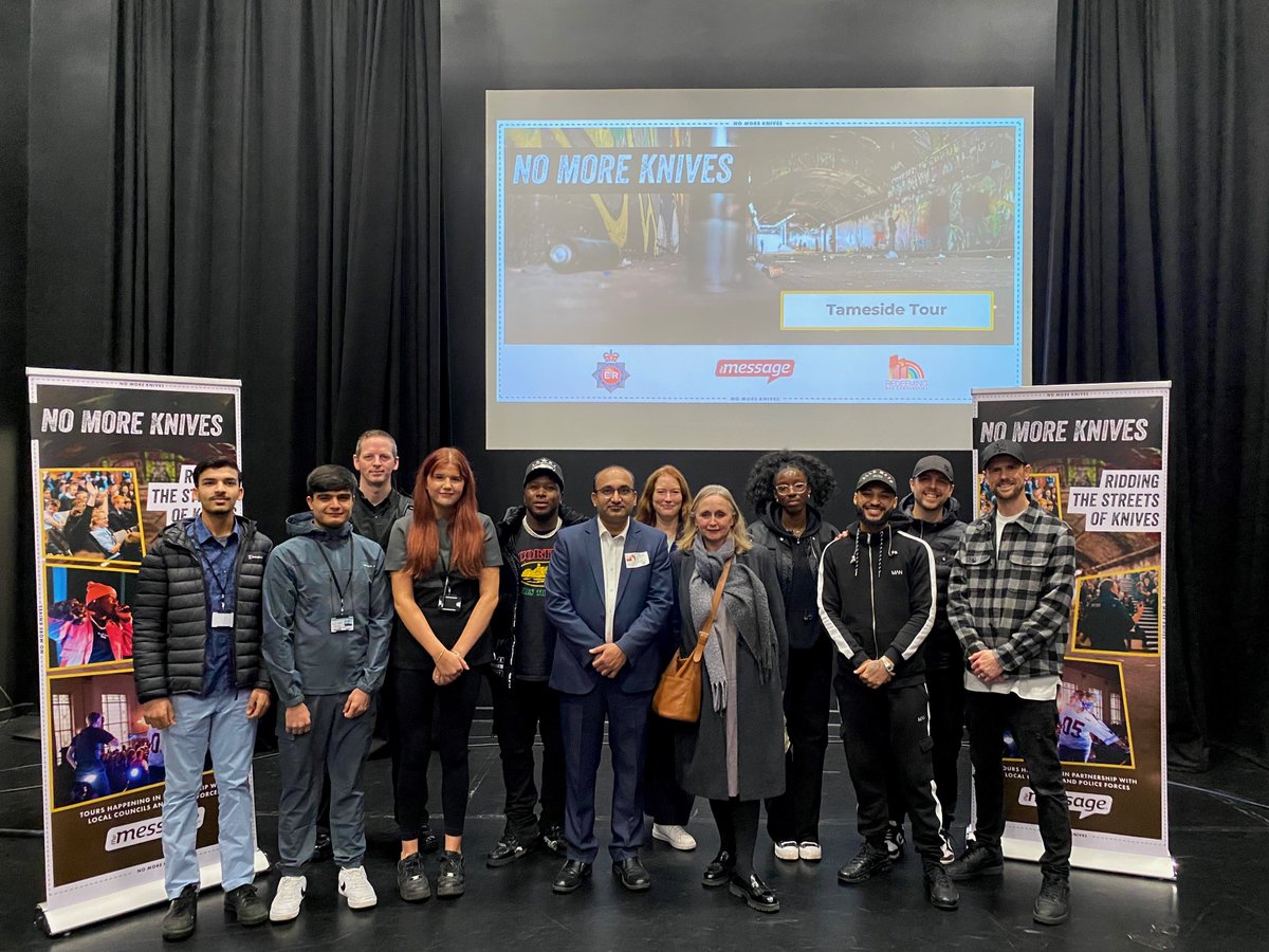Tameside Council (@tamesidecouncil) on Twitter photo No More Knives Tour is taking a trip to Tameside🚫
Five high schools & colleges in Tameside will be paid a visit by the No More Knives tour to inform, equip & empower students to make good choices around knife crime.
Read more👇
public.tameside.gov.uk/pressreleases/…
<a href="/MessageTrust/">The Message Trust</a> No More Knives Tour is taking a trip to Tameside🚫
Five high schools & colleges in Tameside will be paid a visit by the No More Knives tour to inform, equip & empower students to make good choices around knife crime.
Read more👇
public.tameside.gov.uk/pressreleases/…
<a href="/MessageTrust/">The Message Trust</a>
