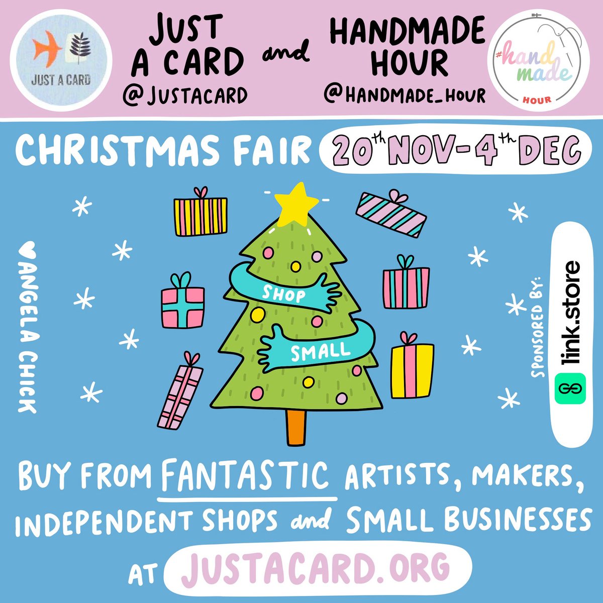 Online Christmas Fair 🎄 The Just A Card and HandmadeHour Christmas fair is now Live! Check it out: justacard.org/christmas-fair #justacard #handmade #handmadehour #christmasgiftideas #christmasfood #christmasshopping @Justacard1 @HandmadeHour