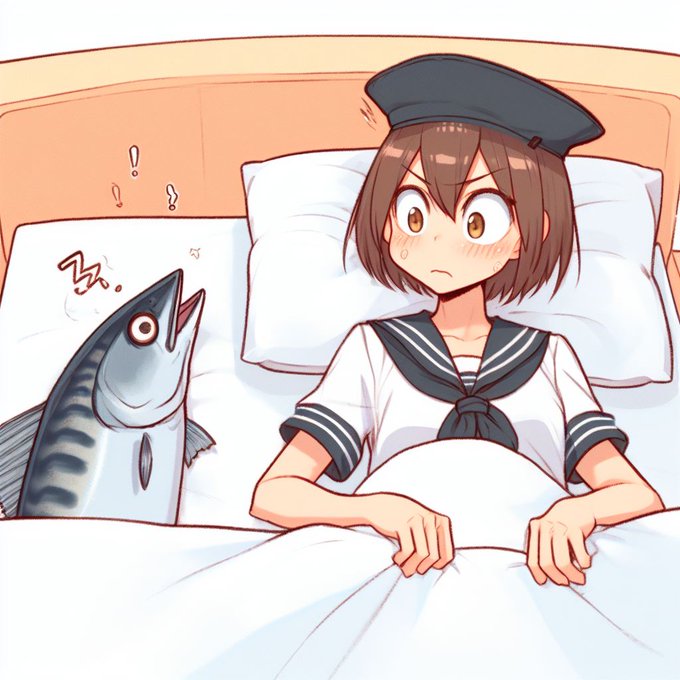 ついにbingAIに鯖と勢いで一夜干ししちゃった女の子の画像作らせることに成功したぞ 