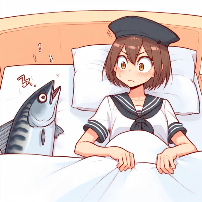 ついにbingAIに鯖と勢いで一夜干ししちゃった女の子の画像作らせることに成功したぞ 