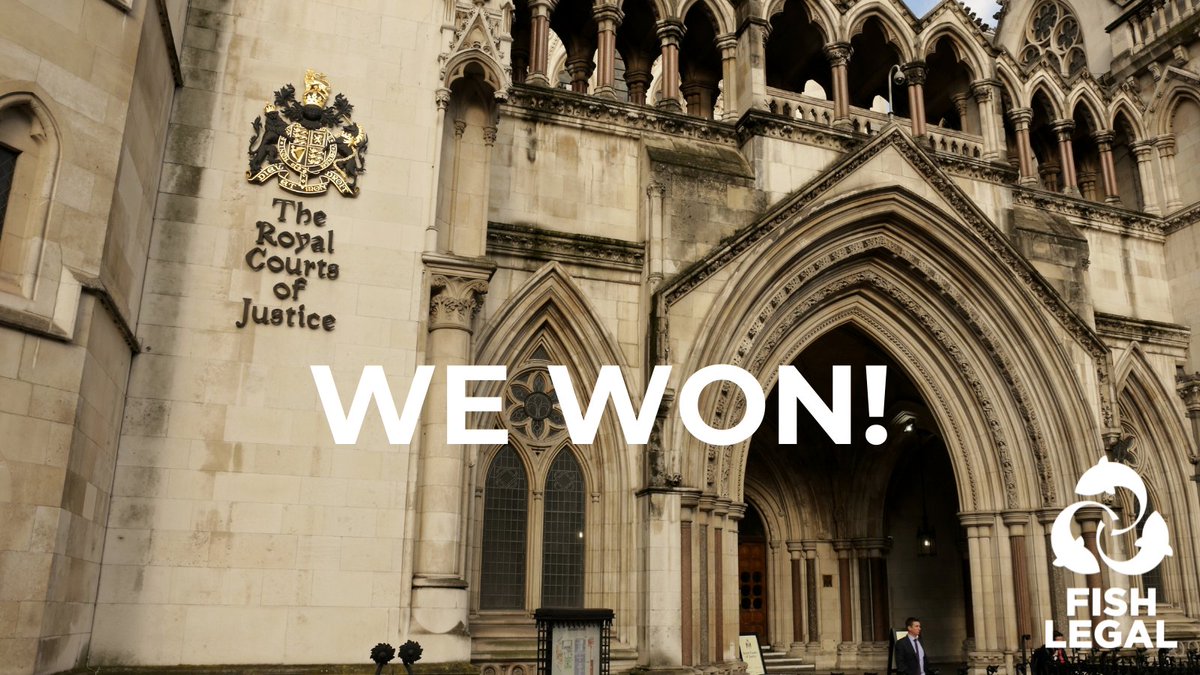 Fish Legal (@fishlegal_) on Twitter photo BREAKING: THIS IS BIG! Judgement today in our judicial review with <a href="/pickeringfish/">Pickering Fishery Association</a> against <a href="/DefraGovUK/">Defra UK</a> and <a href="/EnvAgency/">Environment Agency</a>.
WE WON!🎉
In one of the most significant UK rulings affecting water protection policy in years.
Welcome to your new role <a href="/SteveBarclay/">Steve Barclay</a>.
A mega thread... 🧵 BREAKING: THIS IS BIG! Judgement today in our judicial review with <a href="/pickeringfish/">Pickering Fishery Association</a> against <a href="/DefraGovUK/">Defra UK</a> and <a href="/EnvAgency/">Environment Agency</a>.
WE WON!🎉
In one of the most significant UK rulings affecting water protection policy in years.
Welcome to your new role <a href="/SteveBarclay/">Steve Barclay</a>.
A mega thread... 🧵