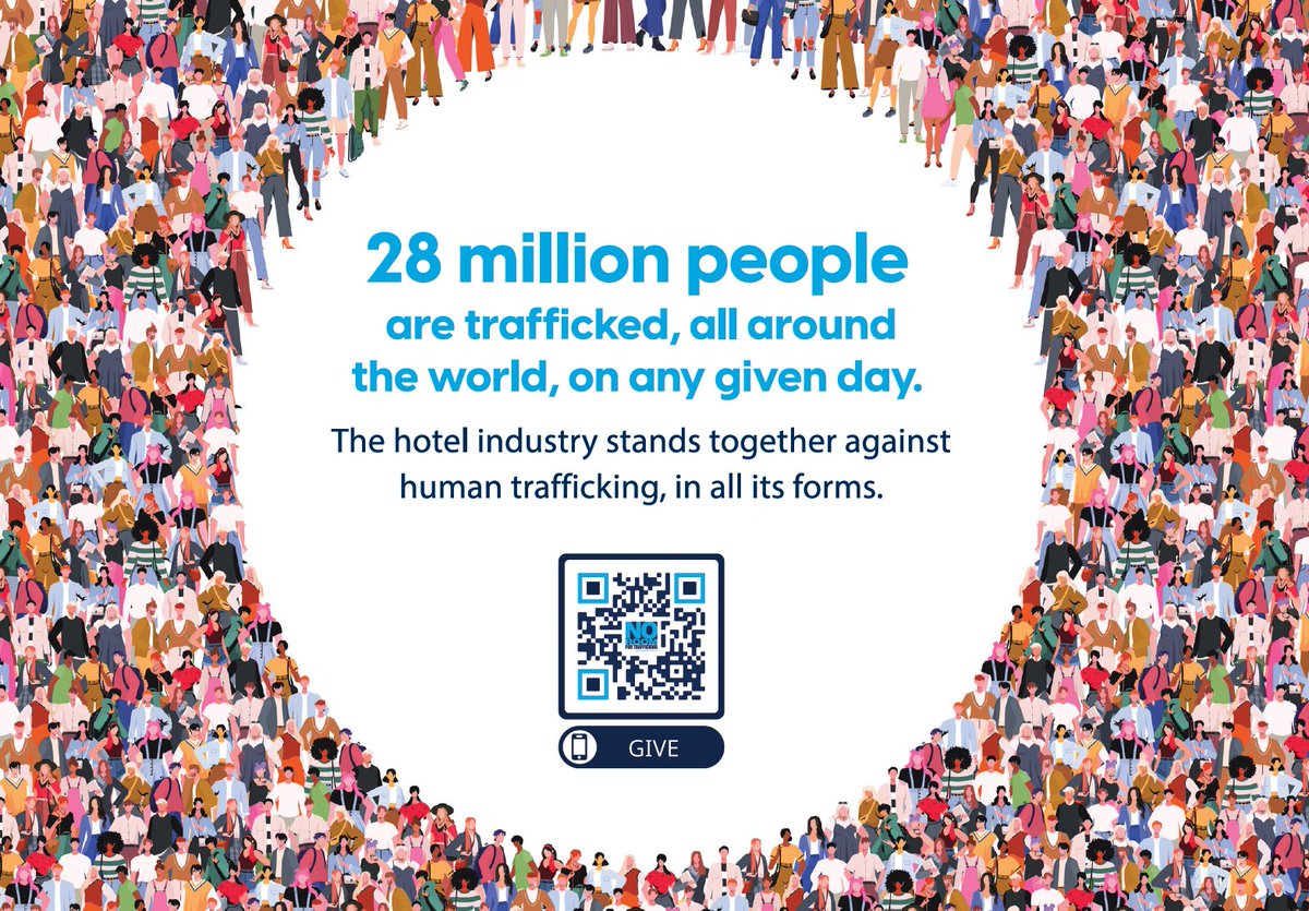 Human trafficking is a global issue impacting countless industries worldwide. Join us in declaring there is No Room for Trafficking – in our industry or anywhere else. bit.ly/3Sa8YfT