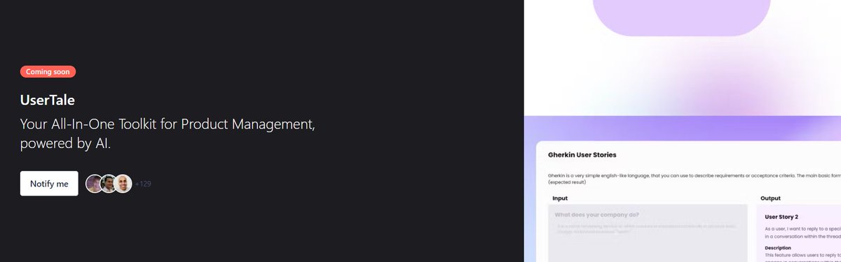Get ready for UserTale's exciting relaunch on #ProductHunt!🚀We've revamped <a href="/user_tale/">UserTale</a> with a sleek new UI and added more generators.