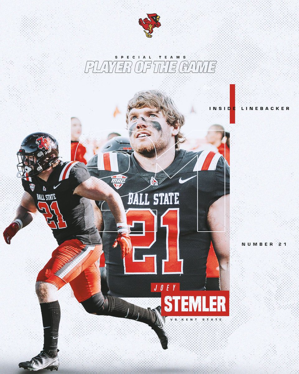 Ball State Football (@ballstatefb) on Twitter photo Big shoutout to our Players of the Game vs. Kent State!
Offense: O-Line
-<a href="/CJS_02/">Corey Stewart</a>
-<a href="/Damon_Kaylor/">Damon Kaylor</a>
-<a href="/BMalkow62/">Brandon Malkow</a>
-<a href="/tyo_taran/">Taran Tyo</a>
-<a href="/jonmocch/">Jonathan Mucciolo</a>
-<a href="/KevinMeeder/">Kevin Meeder</a>
-<a href="/chrishood68/">Christopher Hood</a>
-<a href="/LukeWiginton/">Luke Wiginton</a>
-<a href="/ColeMosier1/">Cole Mosier</a>
-<a href="/Bird05T/">Tristan Cook</a>
Defense: <a href="/sidneyhouston45/">Sidney Houston</a>
Special Teams: <a href="/JoeyStemler/">Joey Stemler</a>
#1AAT x Big shoutout to our Players of the Game vs. Kent State!
Offense: O-Line
-<a href="/CJS_02/">Corey Stewart</a>
-<a href="/Damon_Kaylor/">Damon Kaylor</a>
-<a href="/BMalkow62/">Brandon Malkow</a>
-<a href="/tyo_taran/">Taran Tyo</a>
-<a href="/jonmocch/">Jonathan Mucciolo</a>
-<a href="/KevinMeeder/">Kevin Meeder</a>
-<a href="/chrishood68/">Christopher Hood</a>
-<a href="/LukeWiginton/">Luke Wiginton</a>
-<a href="/ColeMosier1/">Cole Mosier</a>
-<a href="/Bird05T/">Tristan Cook</a>
Defense: <a href="/sidneyhouston45/">Sidney Houston</a>
Special Teams: <a href="/JoeyStemler/">Joey Stemler</a>
#1AAT x