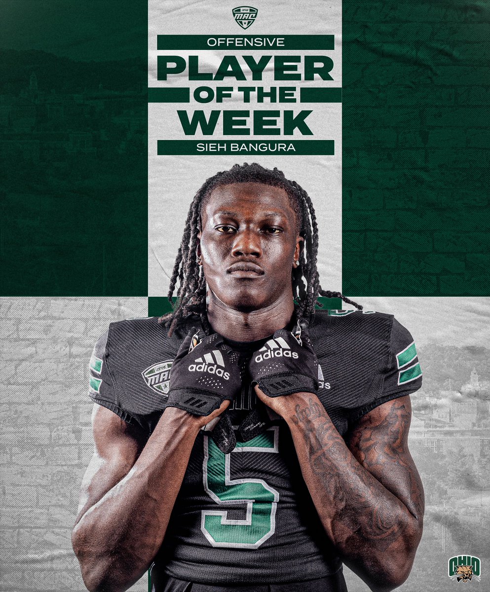 Sieh Bangura is your MAC East Offensive Player of the Week 😼 READ MORE: bit.ly/47k41pC #OUohyeah | @5iehBangura