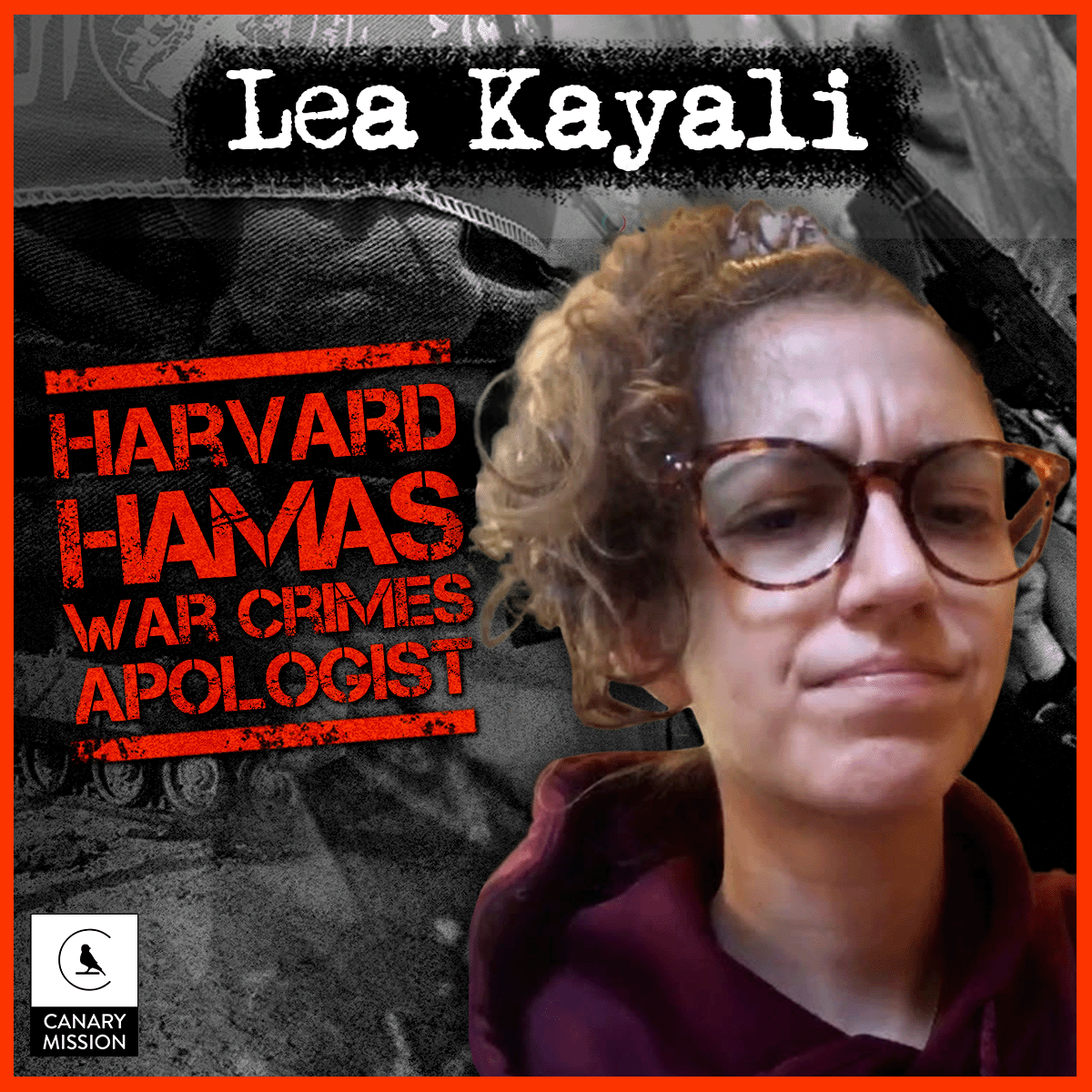 canarymission's tweet photo. Lea Kayali is an organizer for @Harvard_Law's Justice for Palestine, an anti-Israel student group @Harvard that signed a statement blaming Israel for Hamas' Oct. 7 massacre of Israelis. Kayali is a BDS activist, previously the chair of SJP @Claremont5Cs https://t.co/tvrgLDvNDh https://t.co/d2Izb4t4bc
