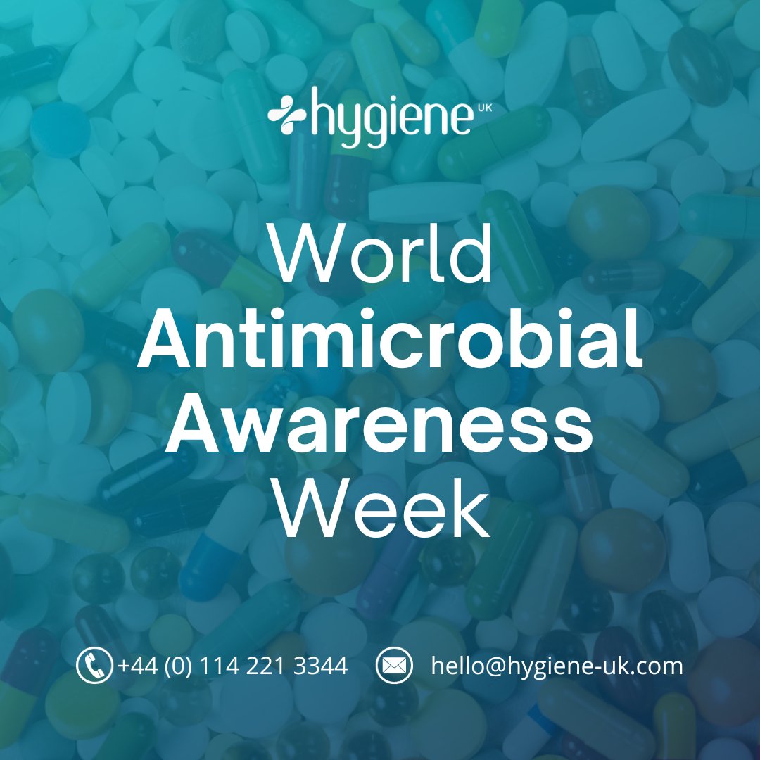 It is World Antimicrobial Awareness Week. This week, we unite with healthcare communities to enhance awareness and understanding of this global threat.

Tap in to our extensive infection control expertise >> hello@hygiene-uk.com

#AntimicrobialAwareness #WAAW #StopSuperbugs