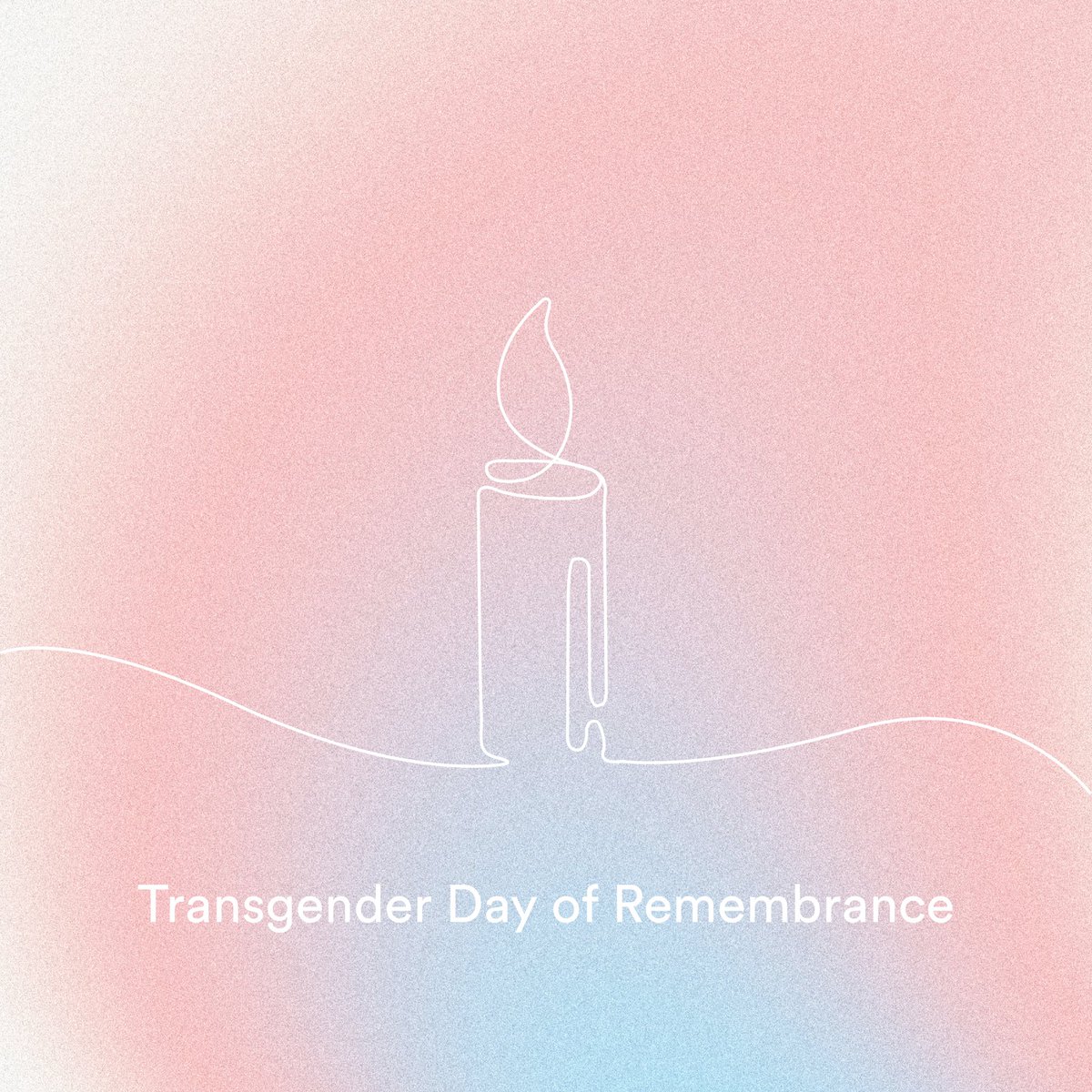 On Transgender Day of Remembrance, we remember the lives lost due to transphobia, bigotry and discrimination. We encourage every community member to honour these lives and memories, and to take the opportunity to reflect on the work that remains to be done. 🏳️‍⚧️🩷