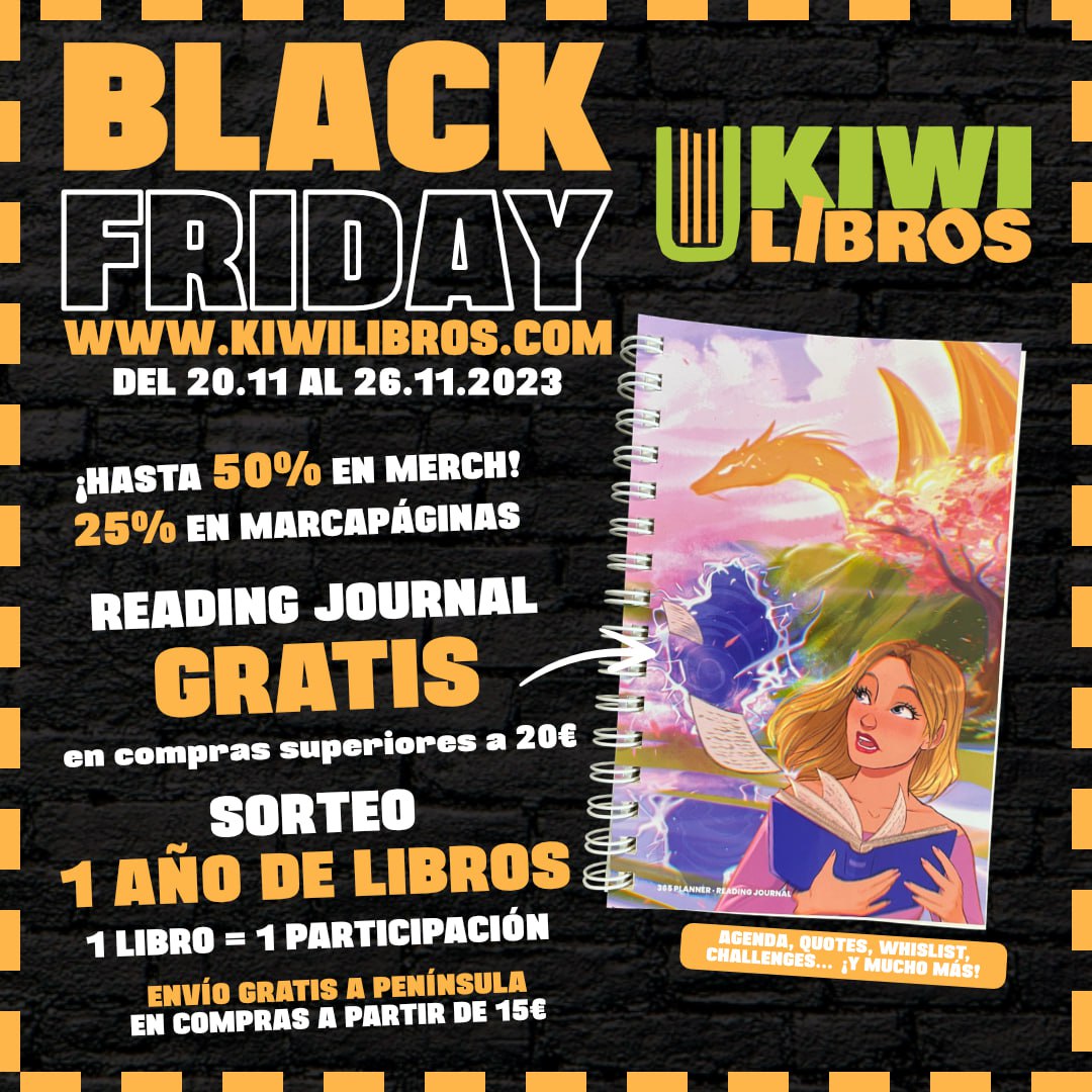 Black Friday en <a href="/edicioneskiwi/">Ediciones Kiwi</a> ❤️‍🔥