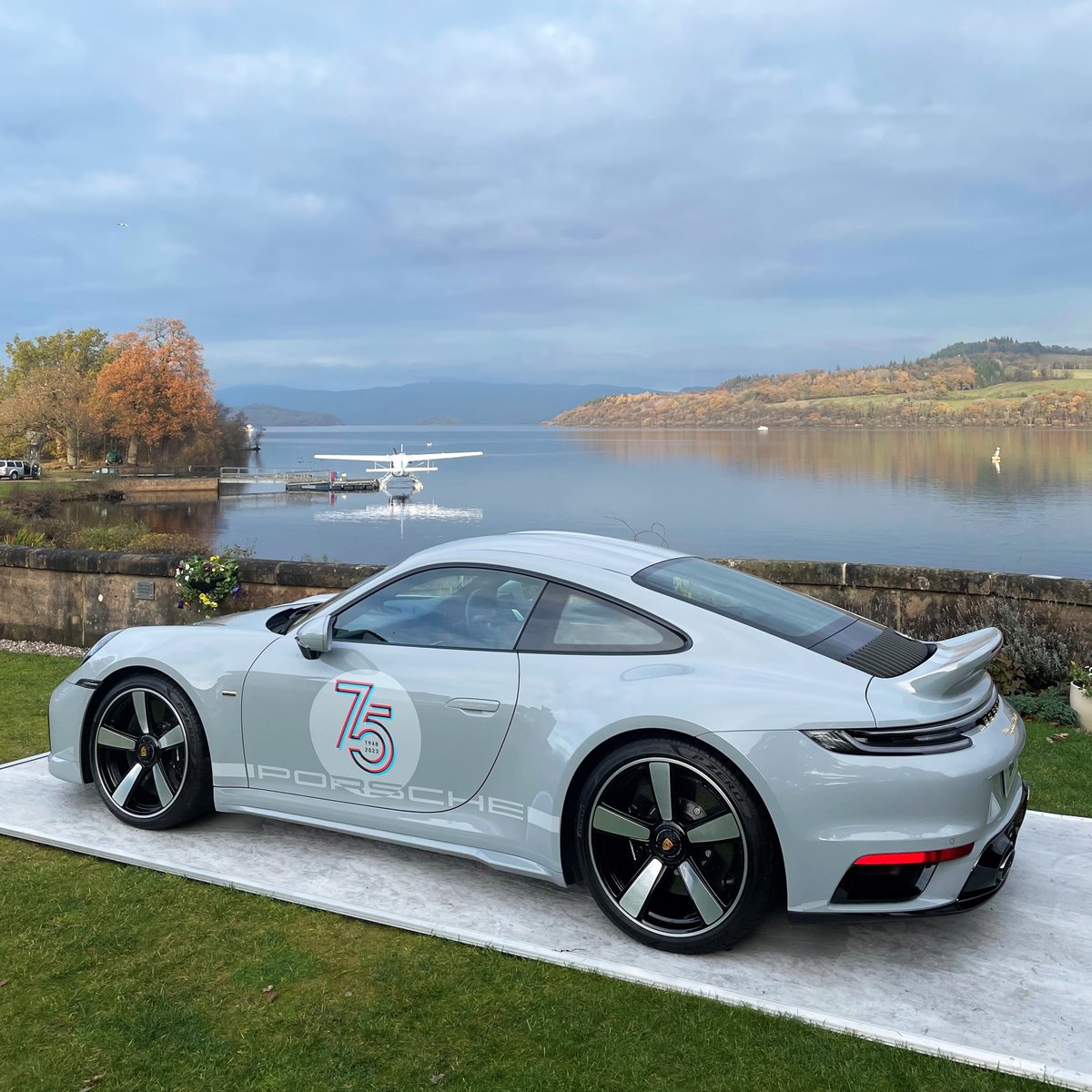 The perfect view. The new 911 Sport Classic celebrating 75 years of Porsche at the Porsche Centre Management Conference last week at @CameronHouseLL, Scotland 🏴󠁧󠁢󠁳󠁣󠁴󠁿