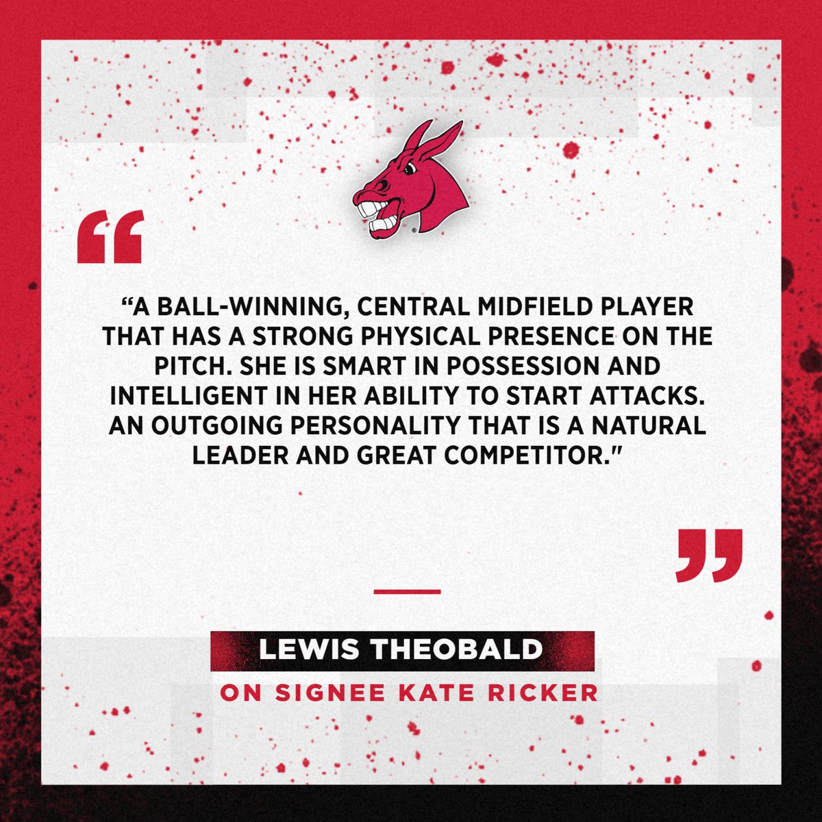 Welcome to the Jennies soccer family, Kate Ricker!

#teamUCM