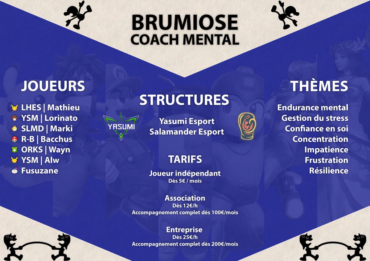 Coucou, ça fait déjà 1 an que je suis joueur compétitif et 6 mois que je suis coach mental d’une vingtaine de joueurs.

Il est temps d’annoncer des nouveautés et faire un récap !

Thread à dérouler🧵