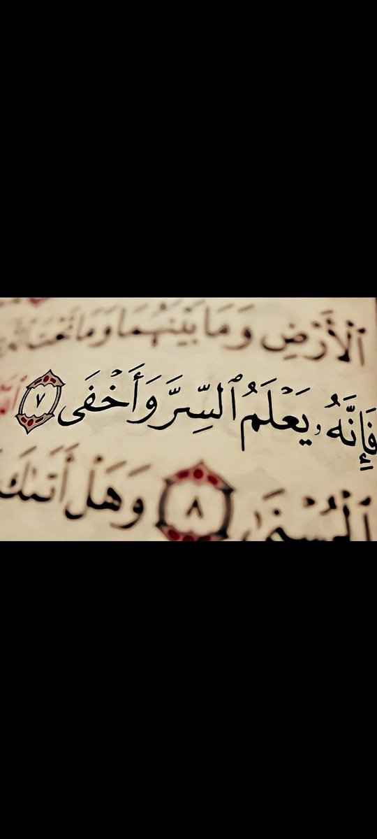 O gizliyi de, gizlinin gizlisini de bilir."

Tâhâ - 7