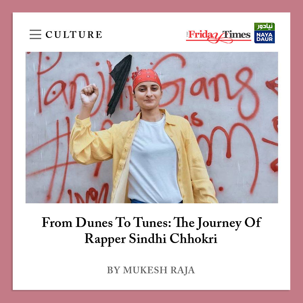 SINDHICHHOKRI05's tweet photo. From Dunes To Tunes: The Journey Of Rapper Sindhi Chhokri
#sindhifirstfemalerapper #SindhiRap #sindhihiphop #Sindhichhokri #PahnjiGang https://t.co/nL0YXHokVh