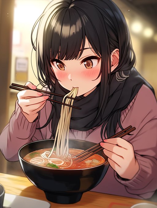 パワーアップしたAIなら
ラーメンも二刀流で食べる 