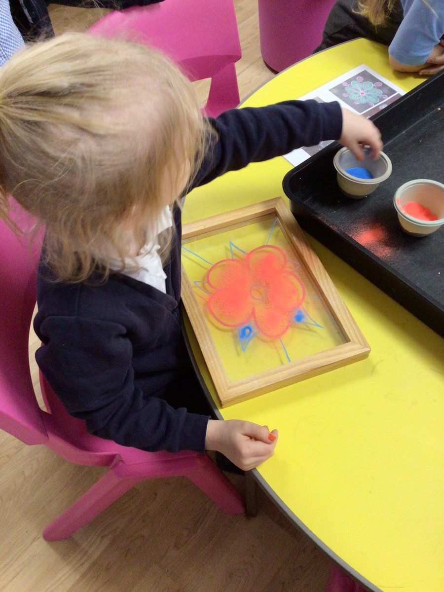 YRPinkClass's tweet image. What a fun week of Diwali celebrations we had. We created rangoli patterns, sculpted diya lamps as well as creating our own repeating patterns in Maths.