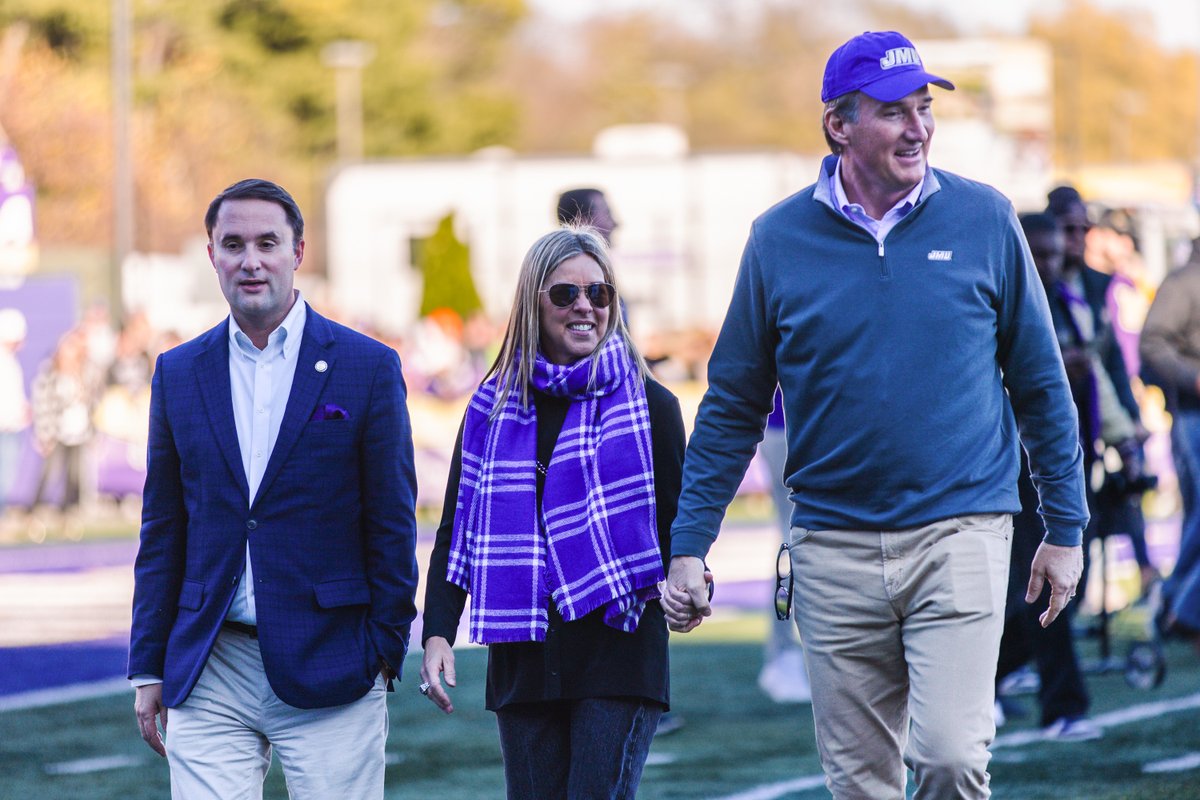 .<a href="/GovernorVA/">Governor Abigail Spanberger</a> Glenn Youngkin, Virginia Attorney General <a href="/JasonMiyaresVA/">Jason Miyares</a> ('98) and U.S. representative for Virginia's 6th congressional district <a href="/RepBenCline/">Congressman Ben Cline</a> were among the 25,838 fans at Bridgeforth this weekend and were recognized for their public service to the Commonwealth.