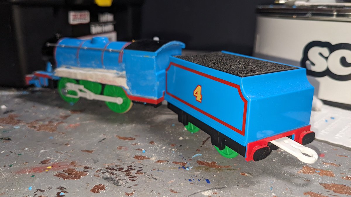 TB90ProdNew's tweet photo. A Plarail custom that I was working on recently.
#thomas #thomasandfriends #plarail
#プラレー #プラレール #プラレールトーマス #tomy #tomythomas #plarailthomasandfriends #plarailthomascustom #plarailthomascustoms https://t.co/5JBPr4vhrE