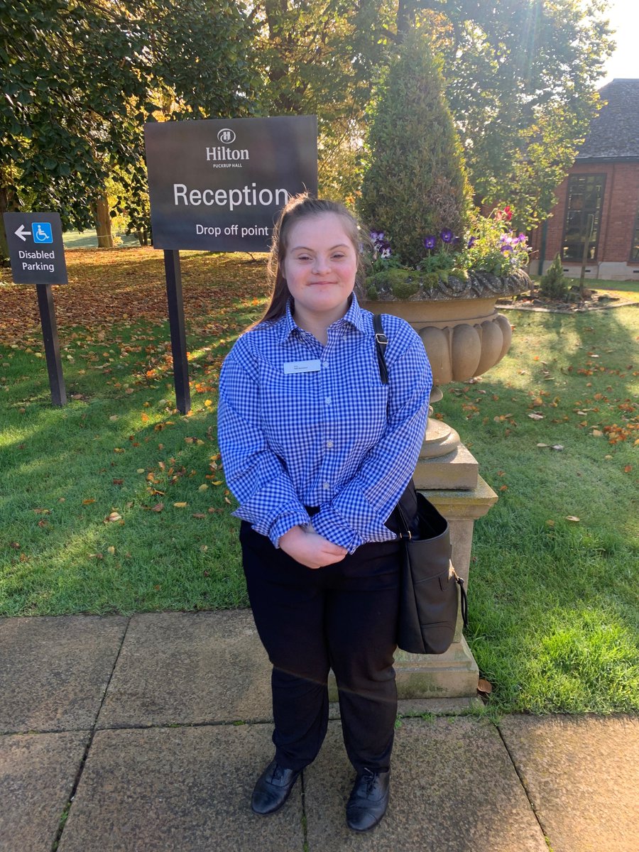 Congratulations to Amy, on a great start at Hilton Puckrup Hall in Tewkesbury. She joined the team earlier this month as a Food and Beverage Assistant through our #WorkFit programme. 

Thank you to <a href="/HiltonHotels/">Hilton Hotels</a> for another great opportunity, and good luck Amy!
#hospitality