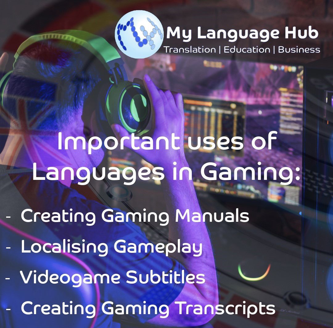 We at MLH embrace the gaming industry, where not only is it filled with language requirements, but also because it contributes a lot to the economy and therefore society through employment opportunities and entertainment. #gaming #languages #localisation #translation #creativity