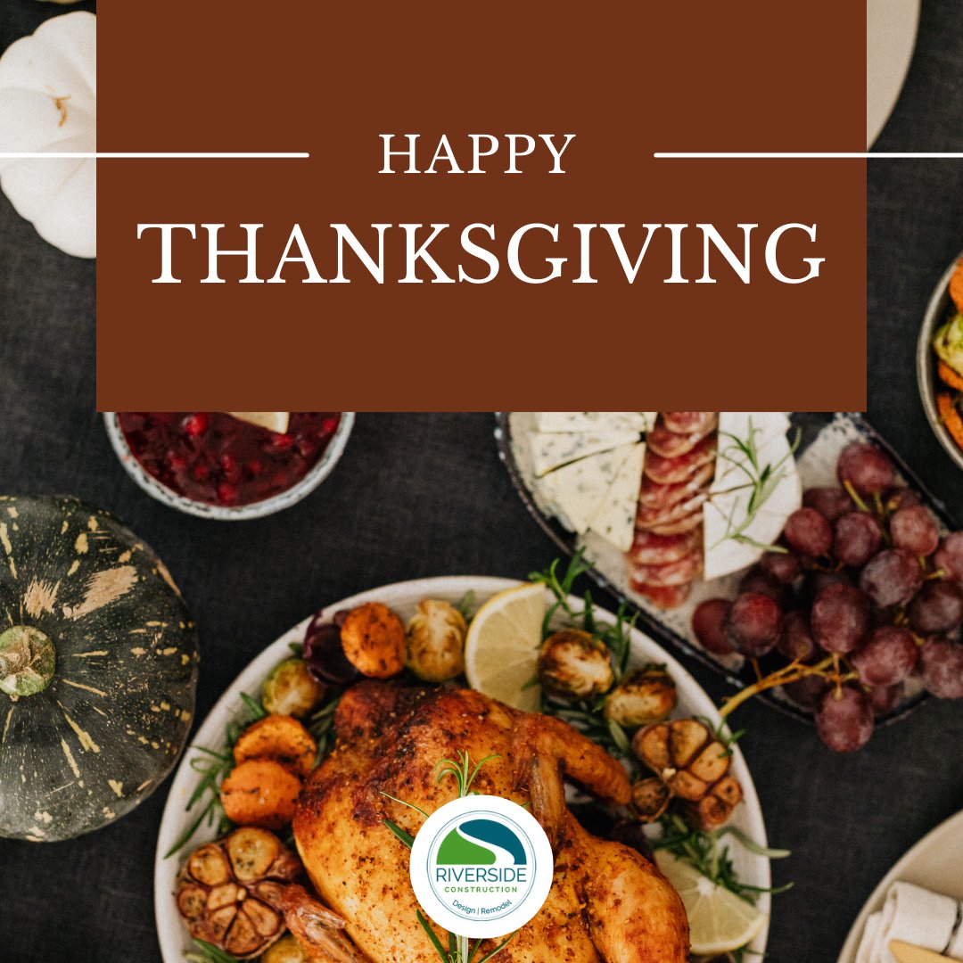 HouseRemodel's tweet photo. 🦃 Happy Thanksgiving from Riverside Construction! 🏡🍂

Wishing you a day filled with warmth, gratitude, and delicious feasts shared with loved ones. May your home be filled with joy and your hearts with thankfulness. 🍁🧡 https://t.co/GpuVCfsQH1