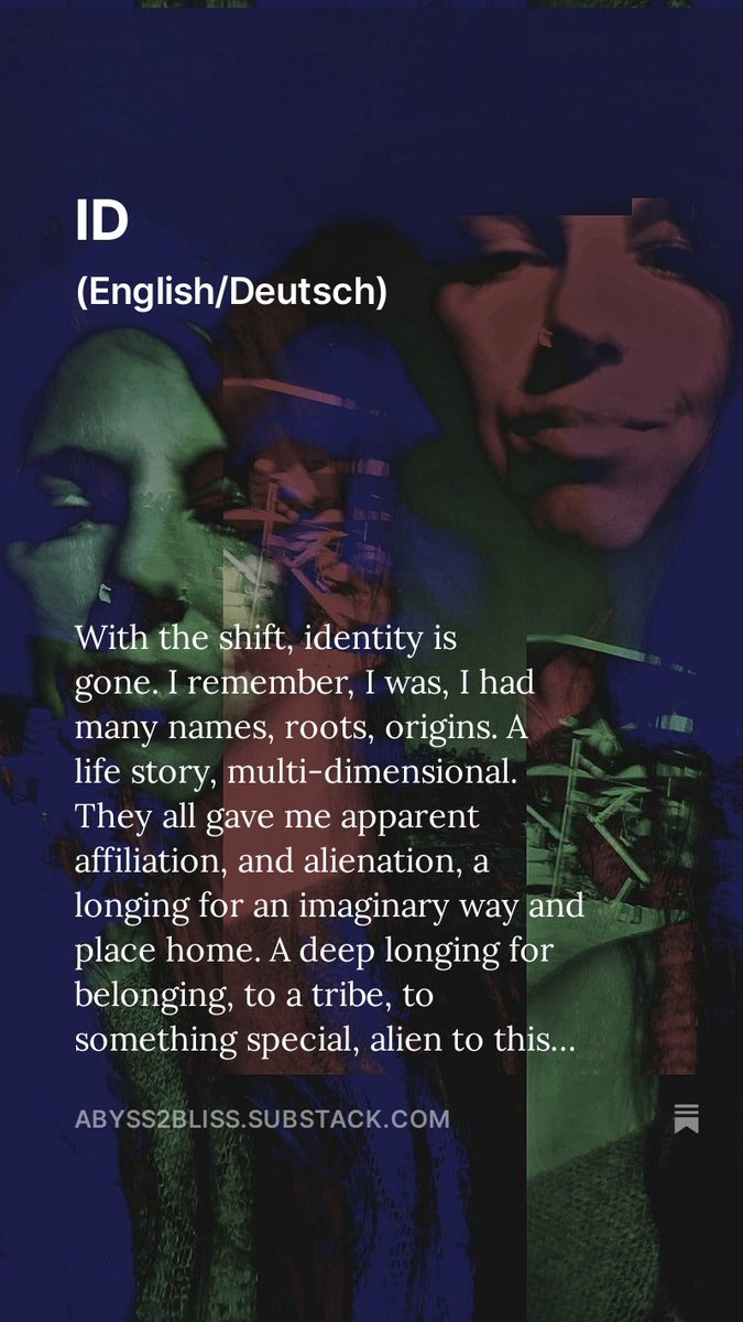 abyss2bliss's tweet photo. Knowledge, insight and their narratives cannot give relief for the apparent self, that is invaded and devoured by this sublime and unfathomable aliveness.

#nonduality #enlightenment #awakening #writer #art #identity #thisisit #shift #liberation #self 

https://t.co/UyptenHR0G https://t.co/ZQCnQp9Jlr