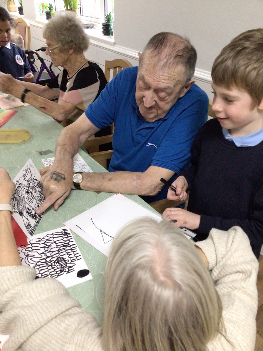 YRPinkClass's tweet image. The children of BNI have taken part in their first ‘Adopt a Care Home’ session and how proud they have made their teachers. It was a pleasure to see the relationships that the children have already started to make with the residents at our local care home. See you again this week