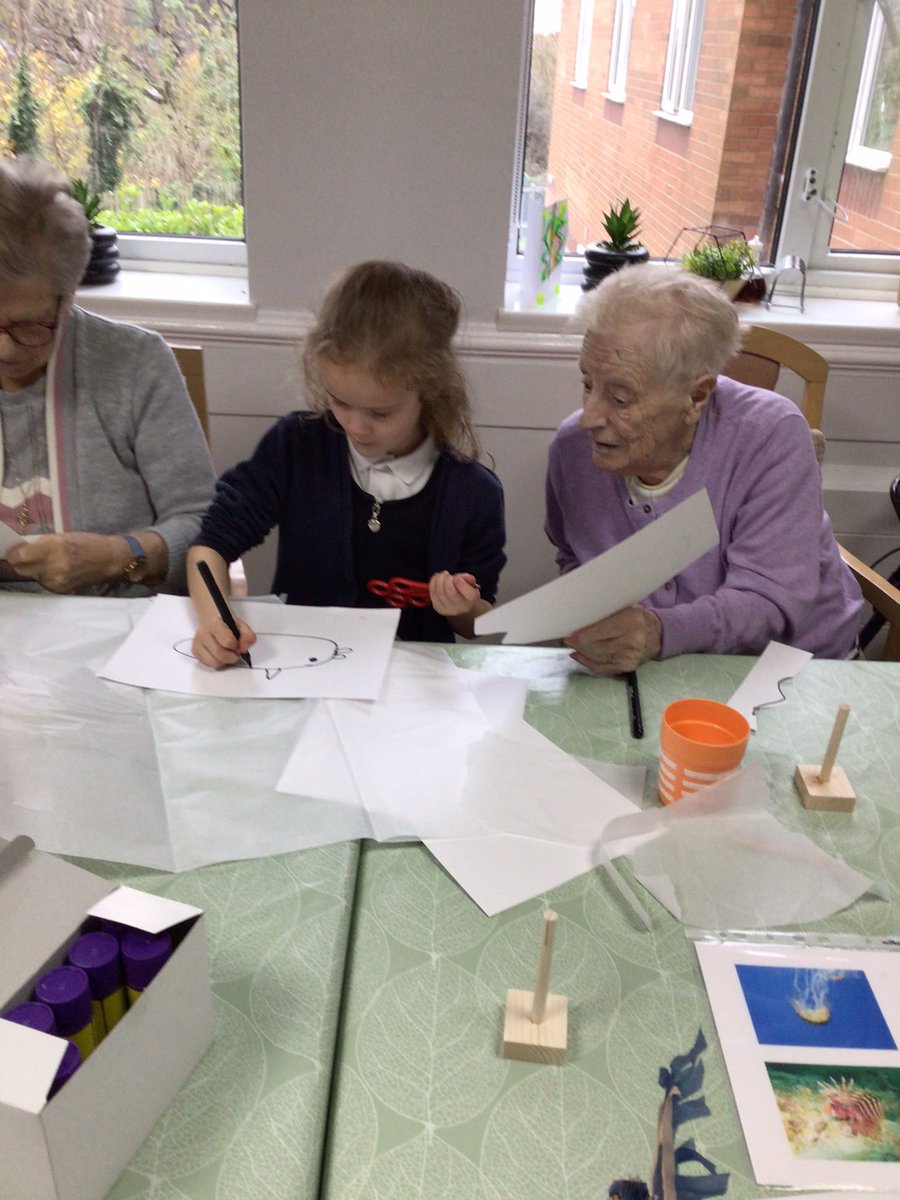 YRPinkClass's tweet image. The children of BNI have taken part in their first ‘Adopt a Care Home’ session and how proud they have made their teachers. It was a pleasure to see the relationships that the children have already started to make with the residents at our local care home. See you again this week