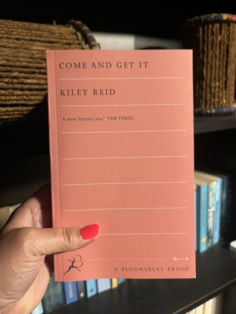 NikkiOMay's tweet photo. I pressed #SuchAFunAge into all my friends hands so I am thrilled to have an early copy of @kileyreid’s next book COME AND GET IT.
Thank you @Ros_Ellis @BloomsburyBooks https://t.co/zSg2EzscmU