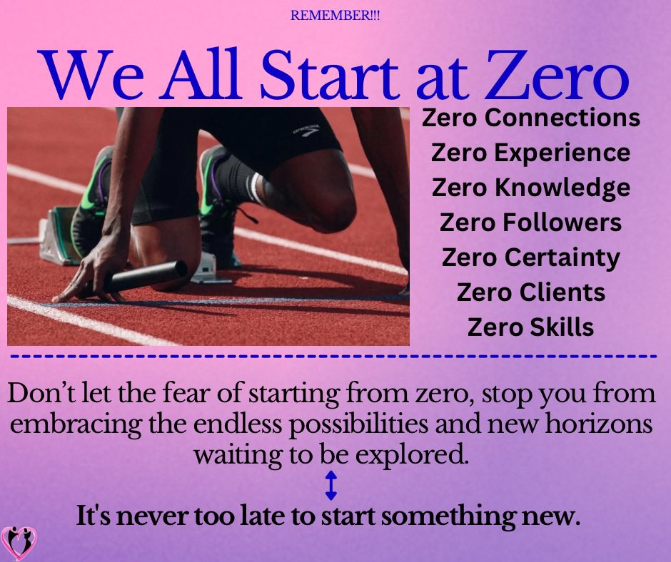 Don't let the fear of starting from zero, stop you from embracing the endless possibilities and new horizons waiting to be explored.

It's never too late to start something new.
#FianDerApp cares