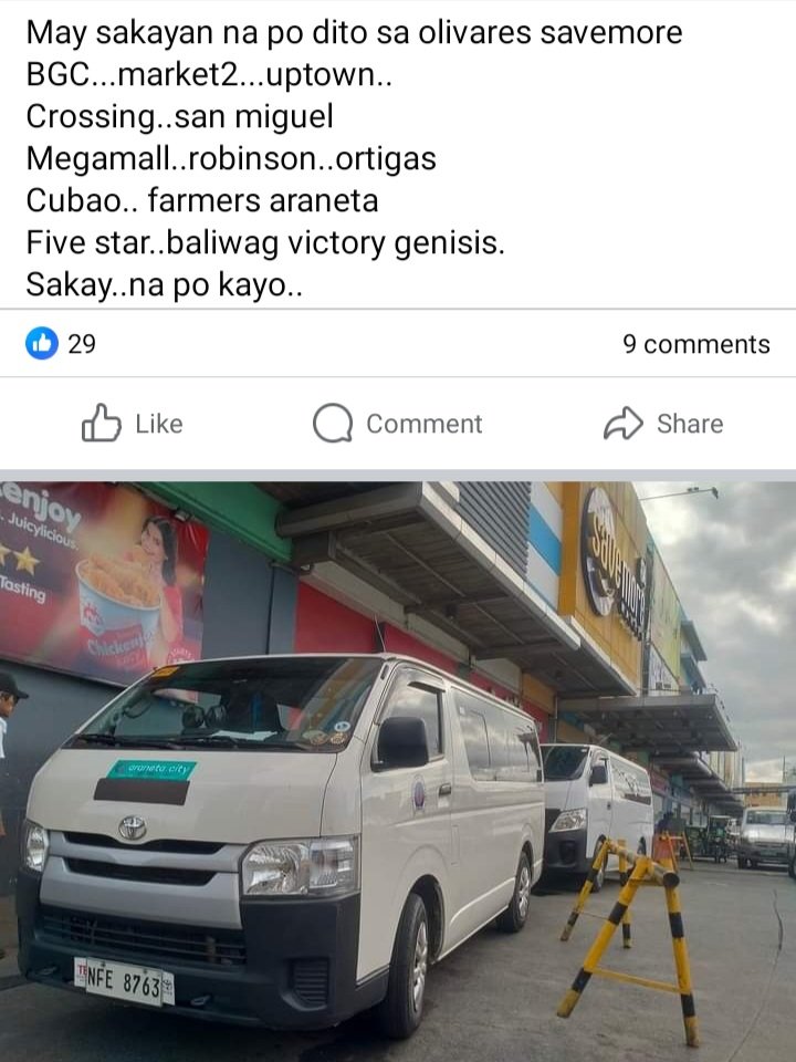 villaceranmico's tweet image. @AranetaCity  dba colorum to, walang markings? @ltfrbph @COOCLTO @DOTrPH @MMDA sample nmn dyn kung nde nyo to mga alaga hahahha, 200 daw singilan lapit lapit ng bgc. 
#colorum
#TransportStrike
