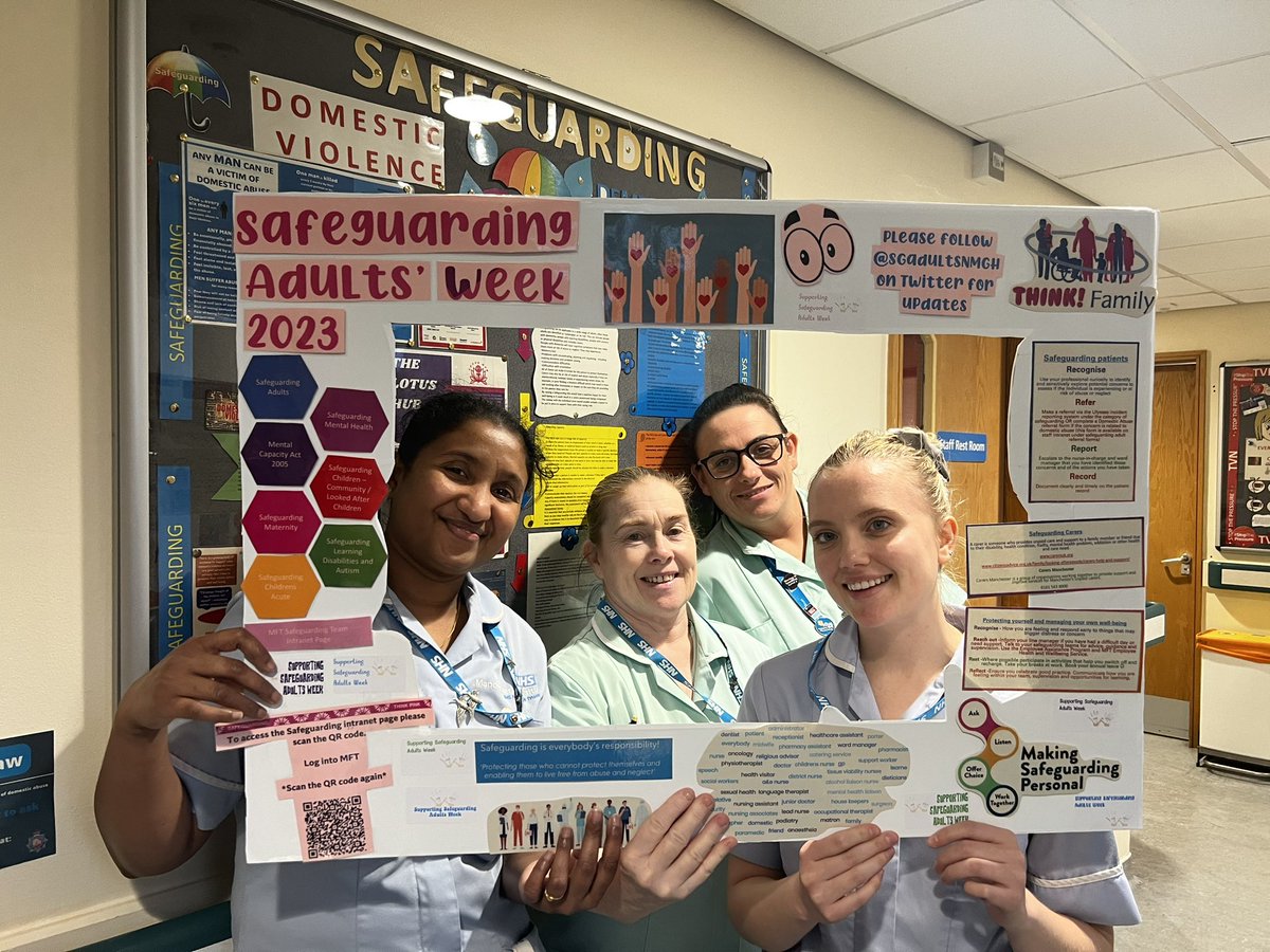 NMGH Adult Safeguarding Week off to a great start… Quizzes, prizes and of course our staff pictures.