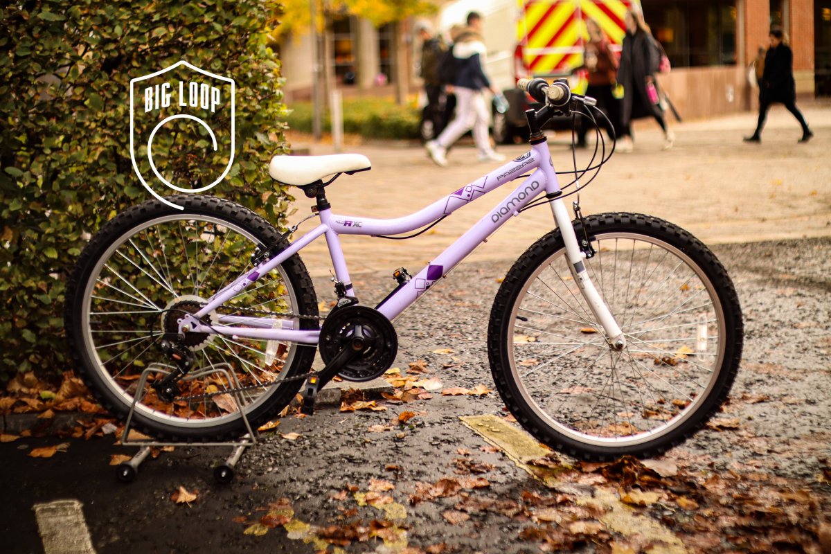 Here we have a Kids 24inch Mountain Bike that's been fully refurbished and ready for sale. It would be perfect on trails as much as it would be for cycling to school.