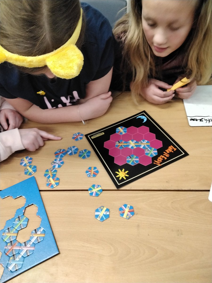 MorleyPlace's tweet photo. Year 5 look part in a problem solving afternoon where they played some of the games which were from the Imagination Gaming day! #deltamaths @imagigaming https://t.co/6YO9NePgCi