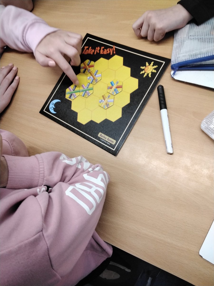 MorleyPlace's tweet photo. Year 5 look part in a problem solving afternoon where they played some of the games which were from the Imagination Gaming day! #deltamaths @imagigaming https://t.co/6YO9NePgCi