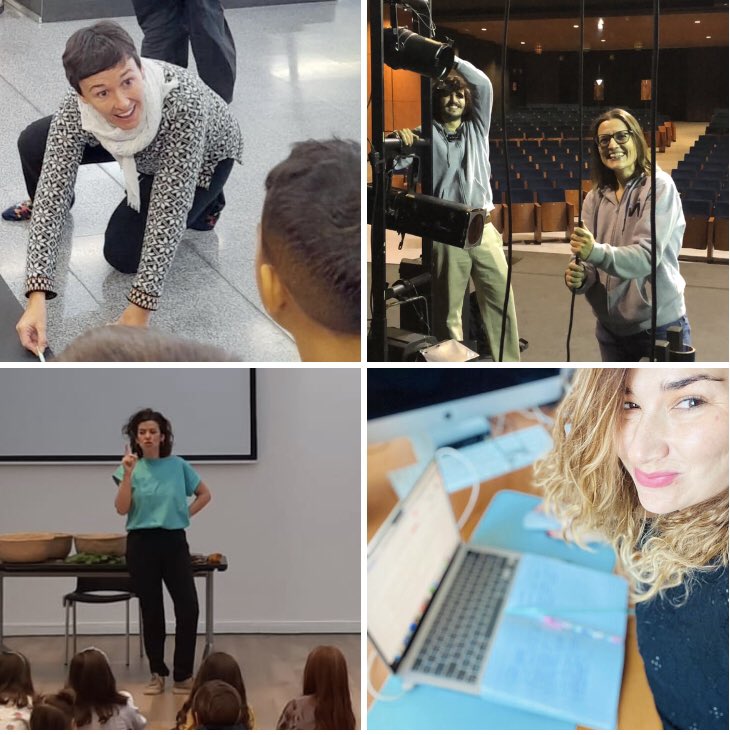 Inspira Teatre (@inspirateatre) on Twitter photo A Inspira estem a tope amb els diferents projectes. La <a href="/neusumbert/">Neus Umbert</a> i la Laia participant en el projecte Babel, la <a href="/Maria_Casellas/">Maria Casellas</a> fent uns tallers de la Piupiula i l’Esther i el Guillem muntant el Sotabosc. L’oficina amb la Desirée treu fum amb tanta activitat😅. Projectes bonics A Inspira estem a tope amb els diferents projectes. La <a href="/neusumbert/">Neus Umbert</a> i la Laia participant en el projecte Babel, la <a href="/Maria_Casellas/">Maria Casellas</a> fent uns tallers de la Piupiula i l’Esther i el Guillem muntant el Sotabosc. L’oficina amb la Desirée treu fum amb tanta activitat😅. Projectes bonics