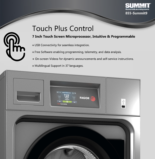 LaundrySummit's tweet photo. Elevate your operations with cutting-edge technology! Introducing Fagor's 7" Touch Screen Microprocessor.
https://t.co/54zRZb5QGM
#Innovation #touchscreen #CommercialLaundry #laundromat https://t.co/kKhrk9CouR
