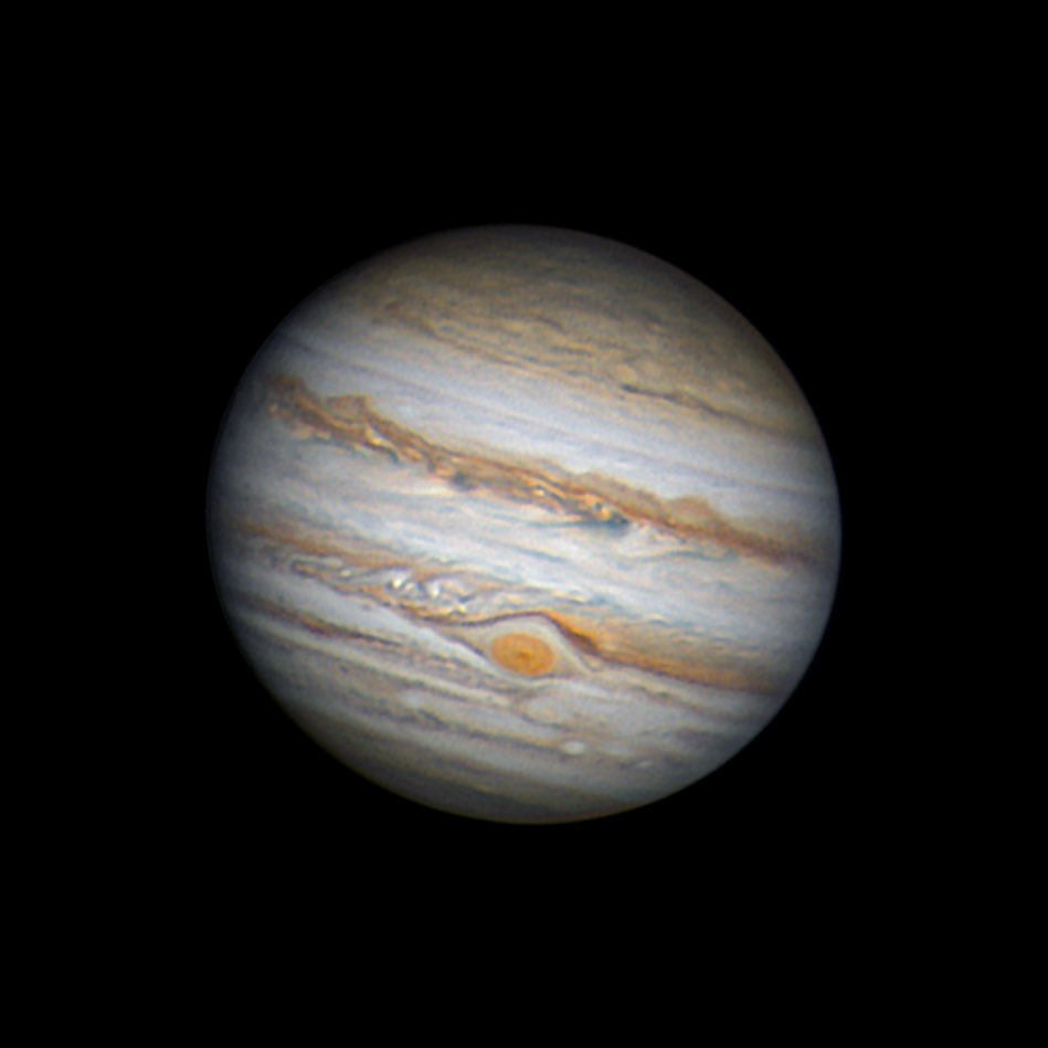 Another view of Jupiter from last week. I’m fairly certain there hasn’t been any amount of clear skies since that night so I’m glad I got it when I could. 🔭