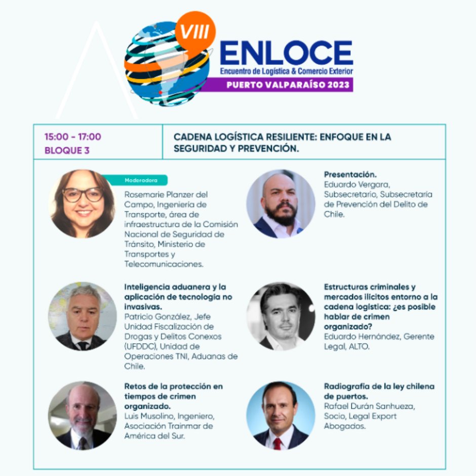 Estamos a sólo dos días del Encuentro de Logística y Comercio Exterior, ENLOCE 2023, que se realizará en el Museo Marítimo de Valparaíso.

Aún puedes inscribirte de forma gratuita en ➡️ lnkd.in/e76FByPG