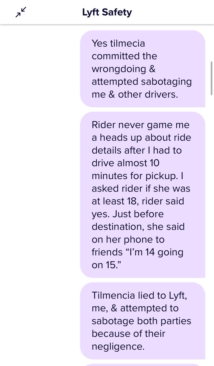 DKdancer10's tweet photo. @lyft @AskLyft how did your company allow minors to attempt to use Lyft? I had this problem 3 times within 24 hours &amp; they caused issues for me &amp; my riders all weekend. I asked for safety upgrades for all drivers &amp; it needs to happen before things go really bad. #lyft https://t.co/nJOMbjQ7yn