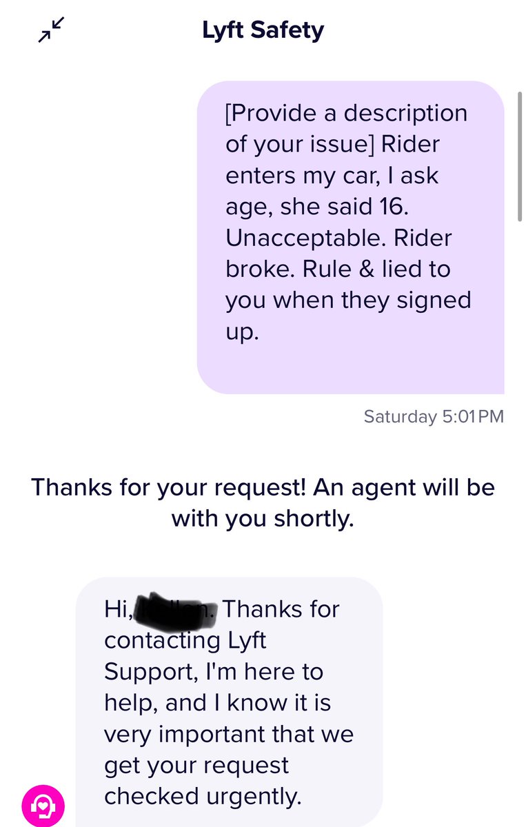 DKdancer10's tweet photo. @lyft @AskLyft how did your company allow minors to attempt to use Lyft? I had this problem 3 times within 24 hours &amp; they caused issues for me &amp; my riders all weekend. I asked for safety upgrades for all drivers &amp; it needs to happen before things go really bad. #lyft https://t.co/nJOMbjQ7yn