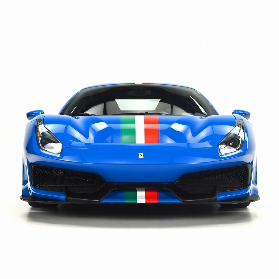 duPontREGISTRY's tweet photo. 2019 Ferrari 488 Pista | Asking Price: $524,995
-
It comes finished in Azzurro Dino with Italian flag livery overhead racing stripes and a Grey/Blue Alcantara interior 💙 https://t.co/cR2bTlC6Uh
