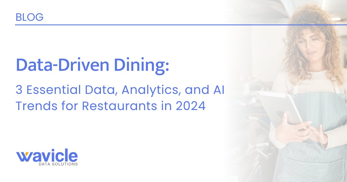 In 2024, we expect to see restaurants focused on using analytics and AI to understand, automate, and deepen the customer experience. Dig into these industry trends in Sue Pittacora's new article: hubs.la/Q029rxdk0

#restauranttrends #restaurantanalytics #QSR #CX