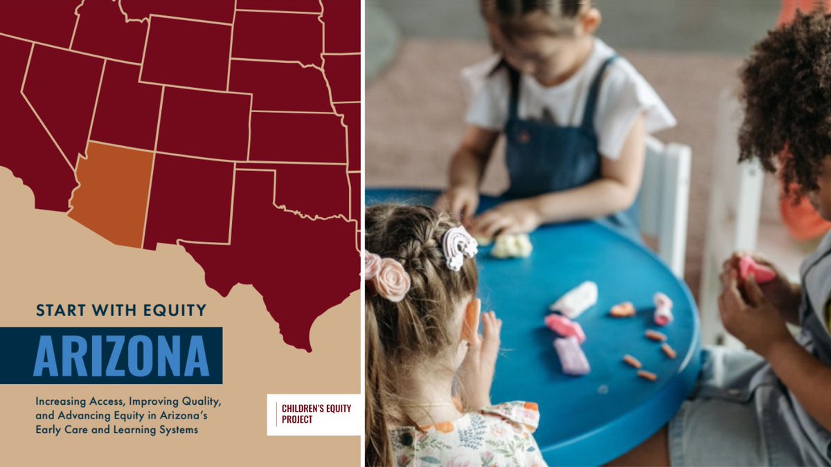 ChildrensEquity's tweet image. The CEP will be releasing another entry in the #StartwithEquity series, examining AZ’s #ECE systems, w/ an emphasis on how those systems have attended to the needs of AZ’s children. Subscribe to the CEP to be the first to read the report!

Subscribe HERE: cep.asu.edu/contact-us