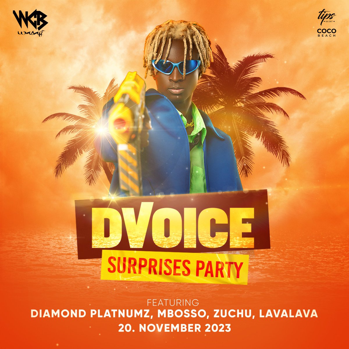 SWAHILI KID SEASON CONTINUE !!
Eneo ni moja tuu @tips_cocobeach Kwenye #SupriseParty 

Featuring/ <a href="/diamondplatnumz/">SIMBA..!🦁</a> <a href="/officialzuchu/">Zuchu</a> <a href="/mbossokhan/">Mbosso</a>&amp; <a href="/iamlavalava/">Lava Lava</a> 
#SwahiliKid #Dvoice  #WCB4LIFE