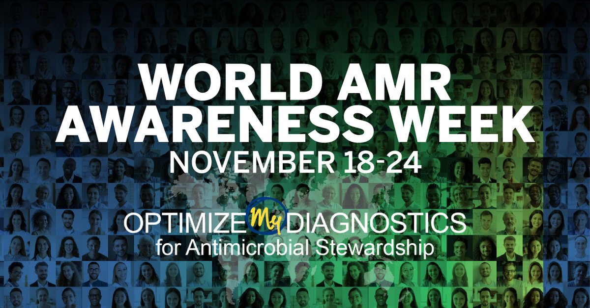 biomerieux's tweet photo. The WHO recognizes World AMR Awareness Week (WAAW) November 18-24 every year. Now more than ever, prioritizing and growing antimicrobial stewardship initiatives is necessarily for patient care and population health. https://t.co/Ve9vhsn6SV