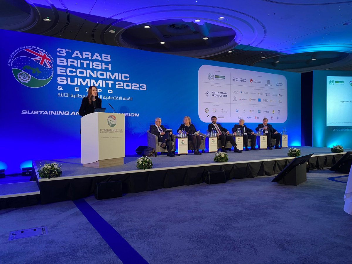 Today, Interim CEO Karim Fatehi MBE and LCCI Chair Julia Onslow-Cole attended <a href="/ABCCnews/">Arab-British Chamber of Commerce</a>'s 3rd Arab British Economic Summit 2023.

Karim's speech set out the ways in which the LCCI is supporting #COP28 and sustainable development in the City🏙️

#ABES2023