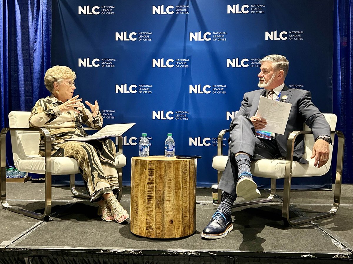 Thank you to <a href="/CityofAthensOH/">Athens Ohio</a> <a href="/MayorPatterson/">Steve Patterson</a> for facilitating a wonderful discussion about #Appalachian municipal collaboration at <a href="/leagueofcities/">National League of Cities</a> #CitySummit23. Our regional leaders' passion for their communities was palpable and furthered my optimism about our region's future.