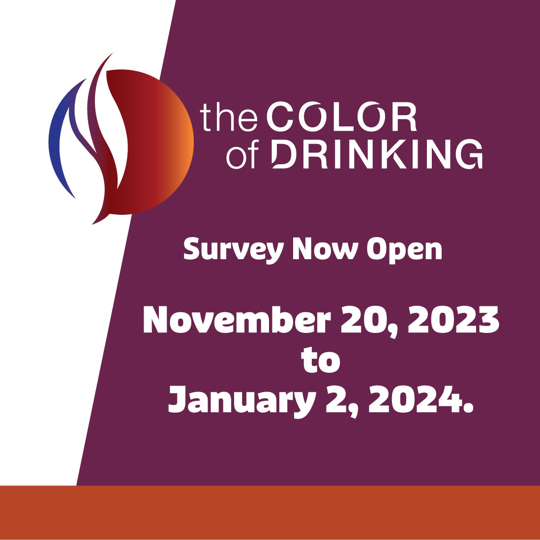 The Color of Drinking Survey is now open! Alcohol culture has both direct and indirect impacts on our undergraduate students, especially students of color and international students. Share your experiences in this confidential survey—check your email for more details.